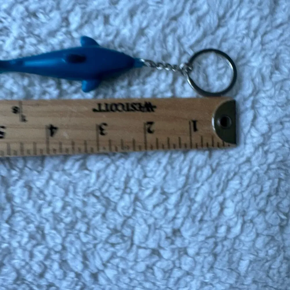 Dolphin Keychain Blue Ocean Animal Charm Target Flexible